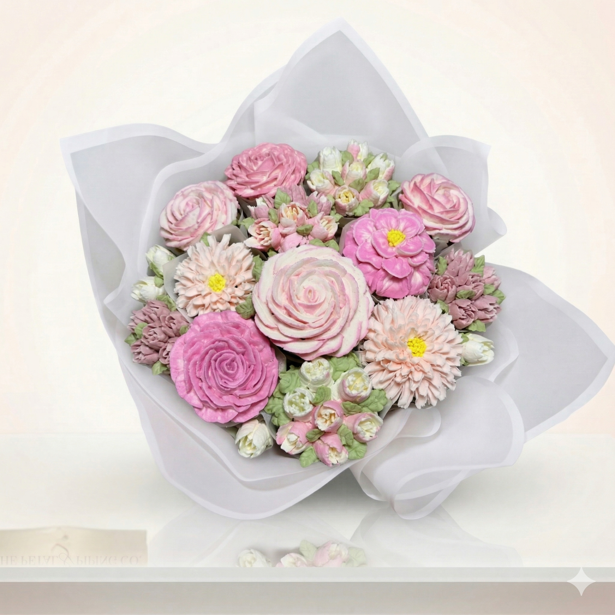 Large Scale Custom Event Display of Multiple Cupcake Bouquets